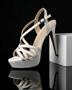 Adeline Women's Strappy Platform Stilettos