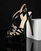 Adeline Women's Strappy Platform Stilettos