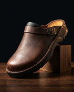 Grayson Men's Distressed Leather Clogs