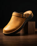 Grayson Men's Distressed Leather Clogs