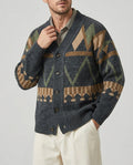 Prescott Men's Argyle Button Cardigan