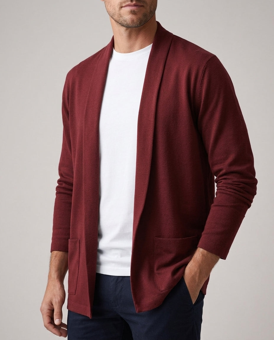 Everett Men's Open Front Cardigan