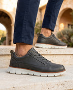 Barrett Men's Leather Orthopedic Sneakers