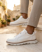 Barrett Men's Leather Orthopedic Sneakers