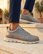 Barrett Men's Leather Orthopedic Sneakers