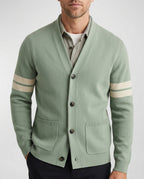 Winslow Men's Striped Knit Cardigan
