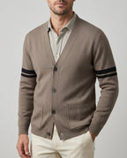 Winslow Men's Striped Knit Cardigan