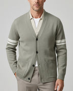 Winslow Men's Striped Knit Cardigan