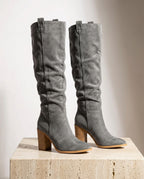 Delaney Women's Suede Knee-High Boots