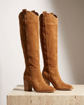 Delaney Women's Suede Knee-High Boots