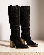 Delaney Women's Suede Knee-High Boots