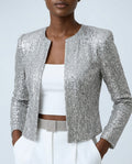 Bellamy Women's Sequin Cropped Blazer