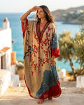 Arden Women's Floral Batwing Maxi Dress