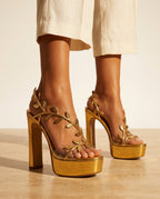Kensington Women's Vine Detail Platform Heels