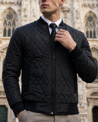 Winthrop Men's Diamond Quilted Bomber Jacket