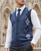 Copperfield Men's Diamond Knit Vest