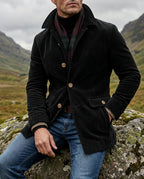 Halverson Men's Slim Fit Corduroy Coat