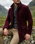 Halverson Men's Slim Fit Corduroy Coat