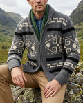 Rothbury Men's Western Jacquard Cardigan