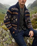 Rothbury Men's Western Jacquard Cardigan