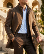 Cavendish Men's Wool Trench Coat