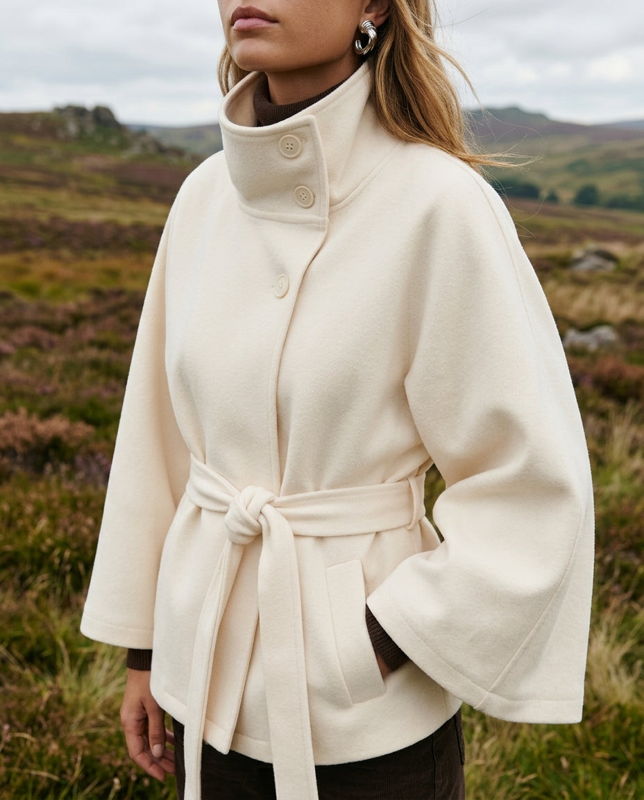 Waverly Women's Belted Cape Jacket