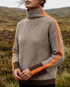 Everly Women's Herringbone Turtleneck Sweater