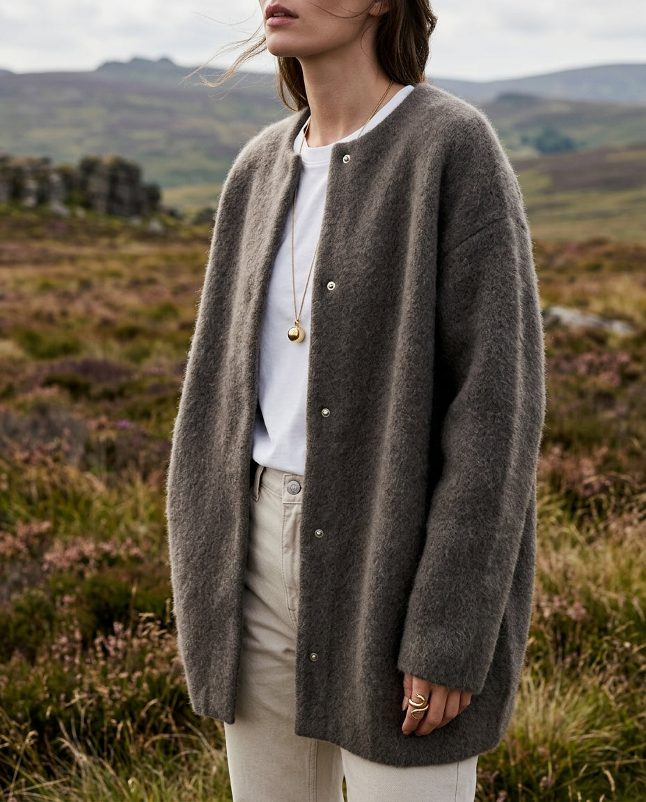 Marlowe Women's Longline Knit Cardigan