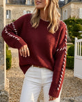 Everleigh Women's Whipstitch Trim Sweater