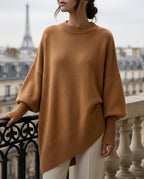 Vivienne Women's Asymmetrical Wool Sweater