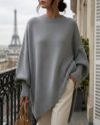 Vivienne Women's Asymmetrical Wool Sweater