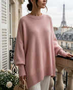 Vivienne Women's Asymmetrical Wool Sweater