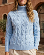 Eleanor Women's Lightweight Turtleneck Sweater