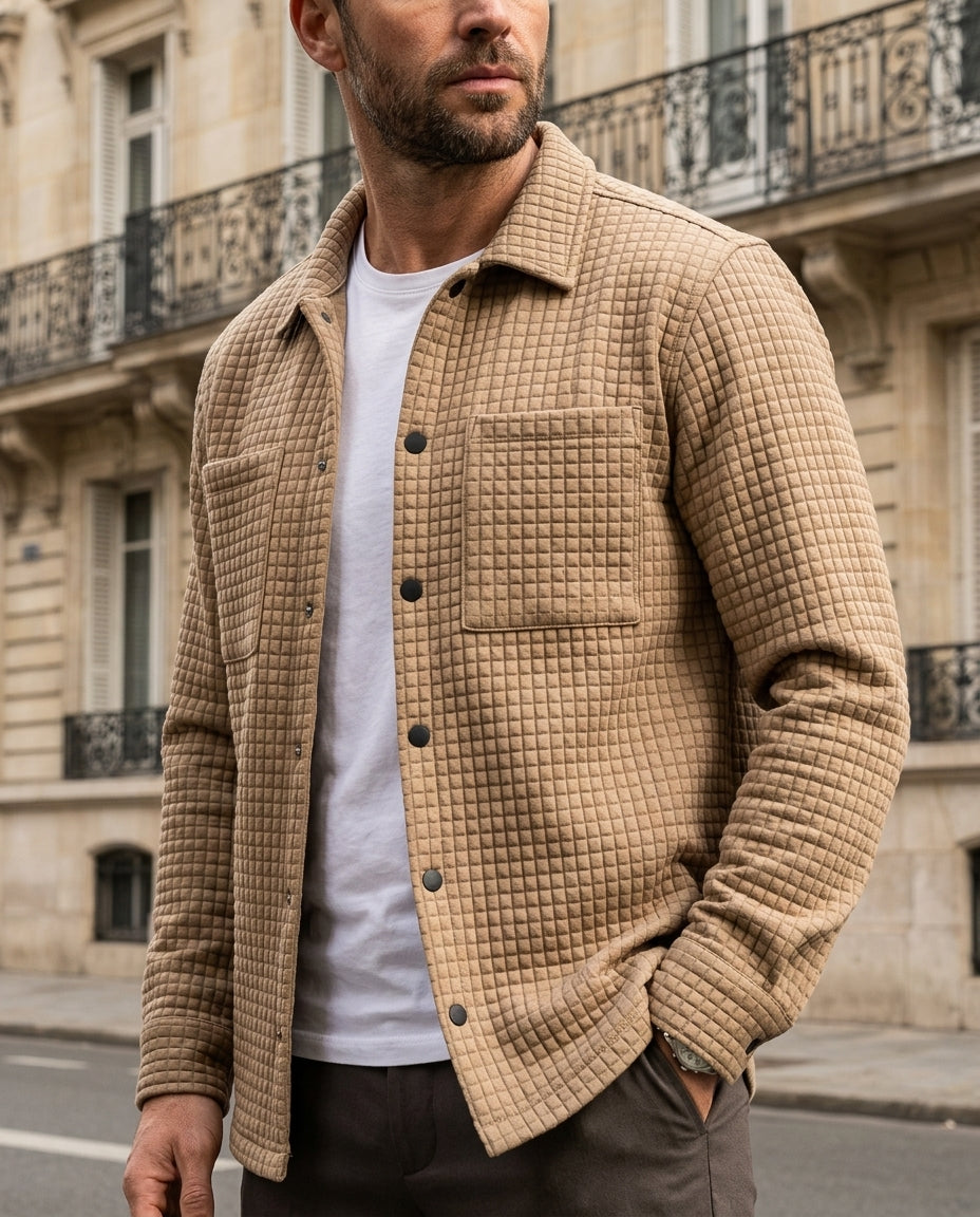 Dan Men's Waffle Knit Shirt