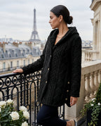 Blakely Women's Plush Hooded Cardigan