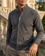 Everett Men's Cotton Stretch Knit Cardigan