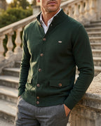 Everett Men's Cotton Stretch Knit Cardigan
