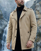Harrison Men's Belted Trench Coat