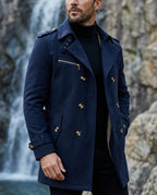 Harrison Men's Belted Trench Coat