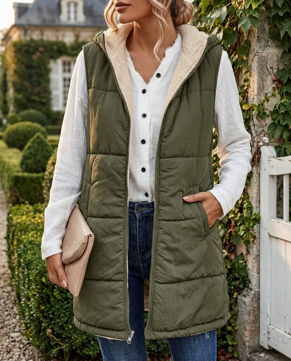 Lily Women's Wind Resistant Hooded Vest