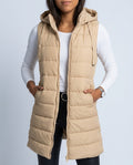 Waverly Women's Long Hooded Puffer Vest