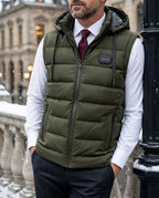 Sinclair Men's Detachable Hood Thermal Vest