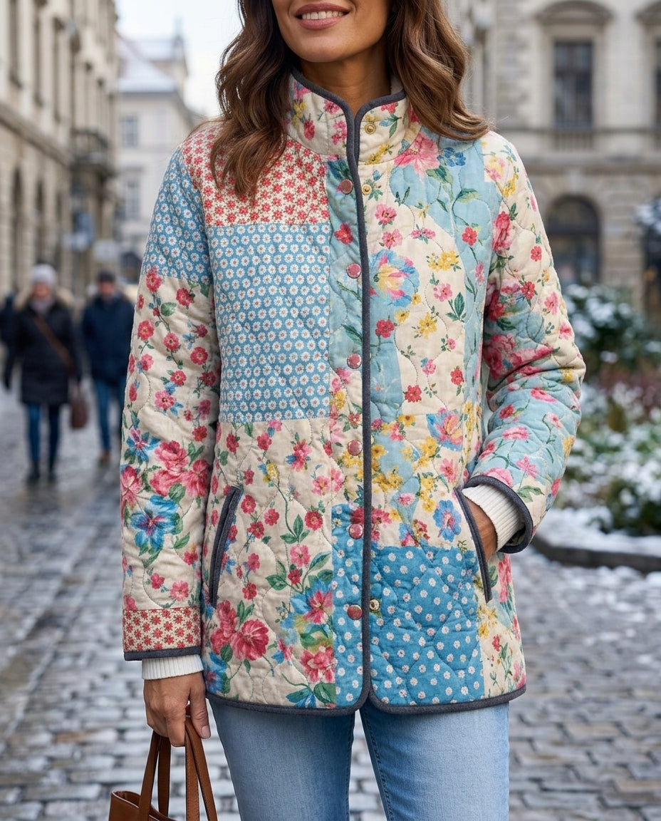 Adeline Women's Floral Quilted Jacket