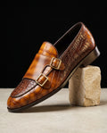 Sinclair Men's Croc Embossed Loafers