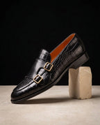 Sinclair Men's Croc Embossed Loafers