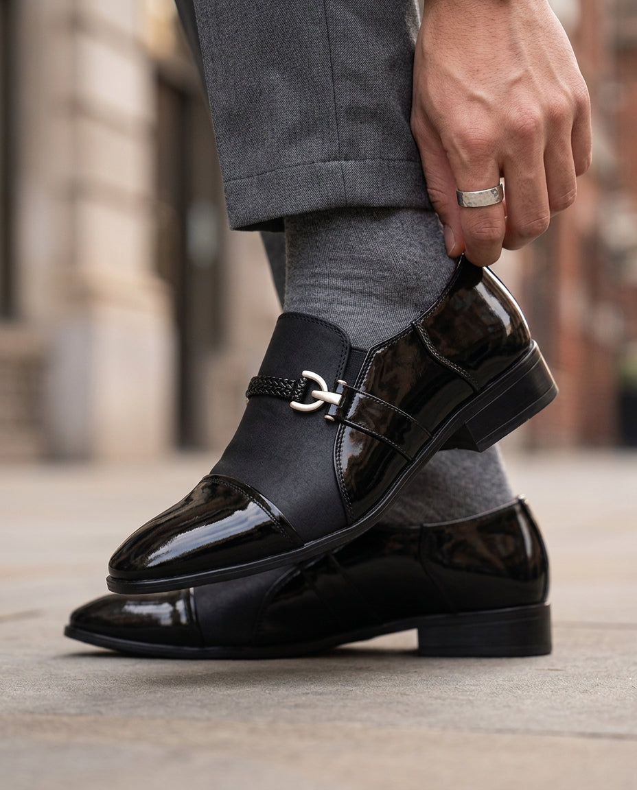 Cedarfield Men's Pointed Toe Slip-On Shoes