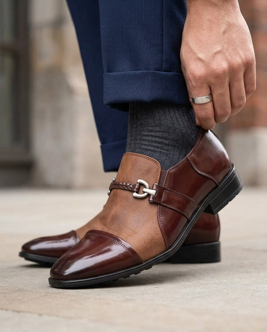 Cedarfield Men's Pointed Toe Slip-On Shoes