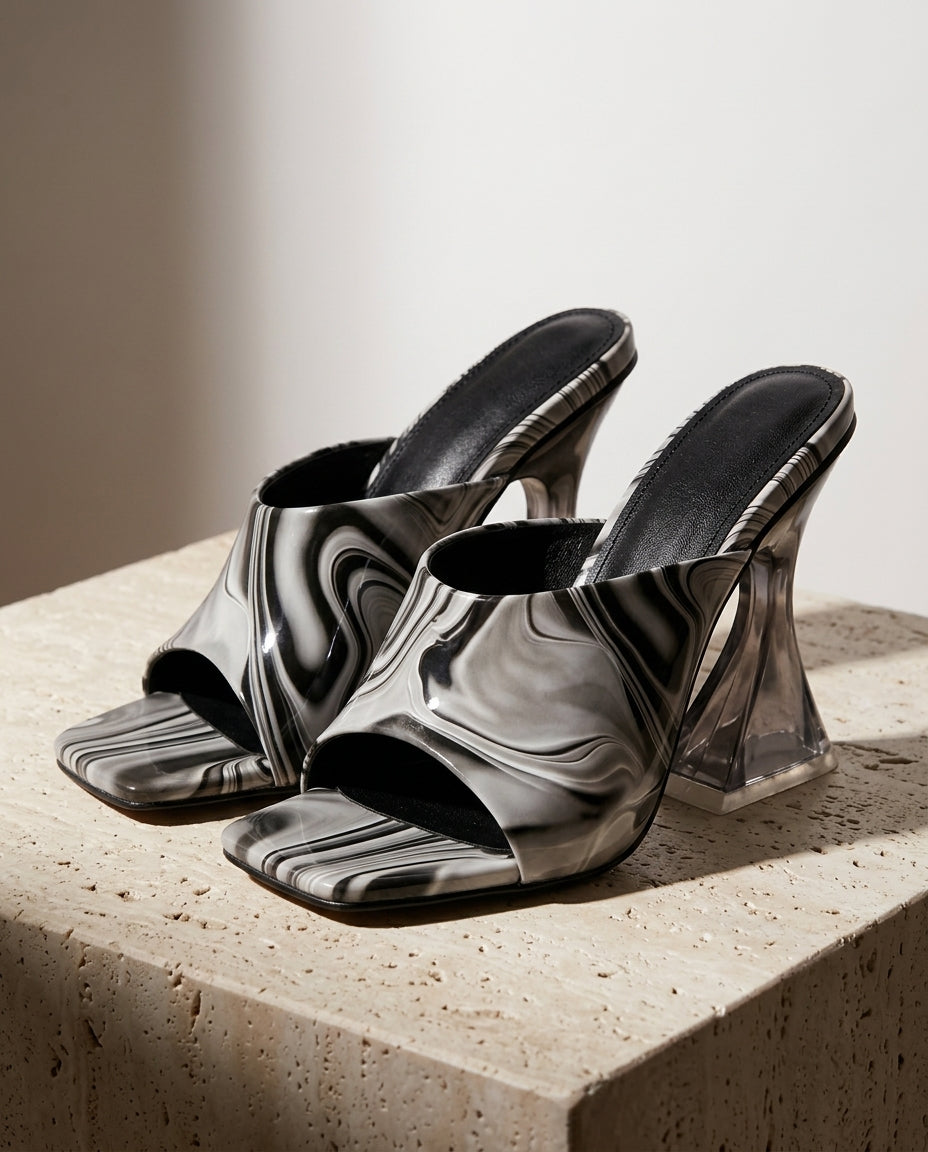 Vivienne Women's Crystal Heel Sandals