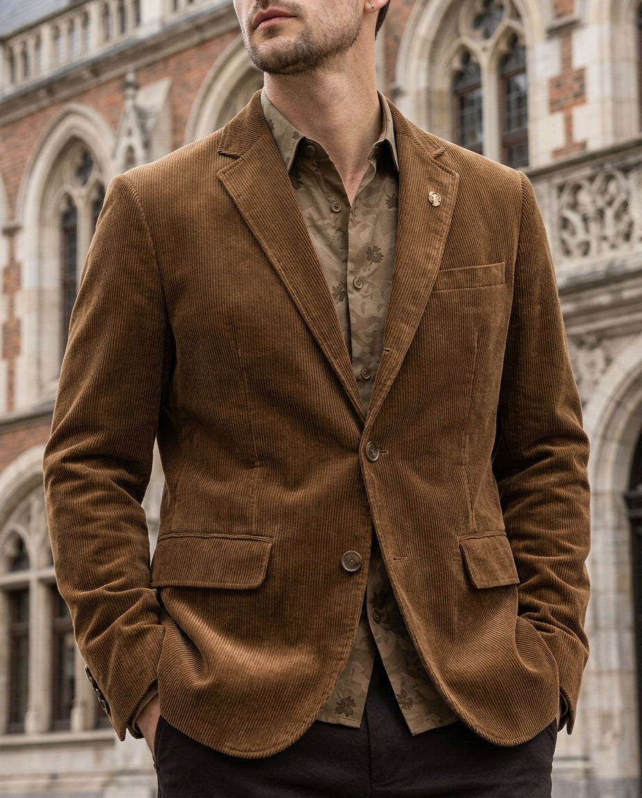 Winslow Men's Corduroy Elbow Patch Blazer