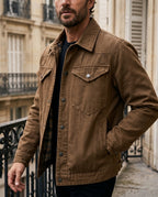 Sutton Men's Flannel Lined Denim Jacket